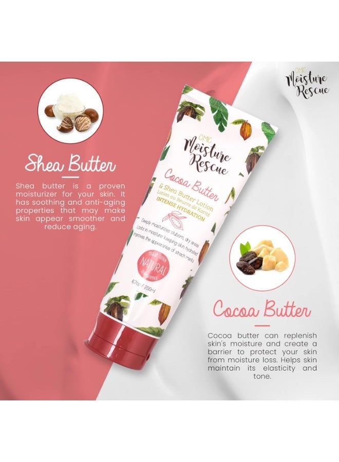 Omic Cocoa Butter Shea Butter Lotion Intense Hydration 200ML - Image 2